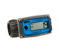 View of the blue faced inline or end-of-hose GPI 01N31GM-U Digital Diesel Exhasut Fluid Meter