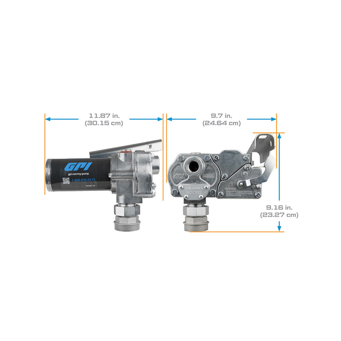 GPI 15 GPM 12V Fuel Transfer Pump