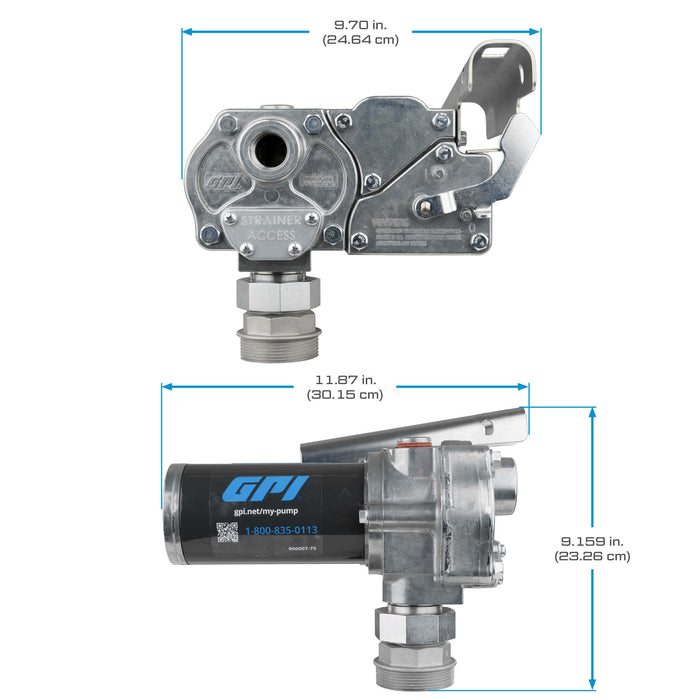 GPI 15 GPM 12V Fuel Transfer Pump