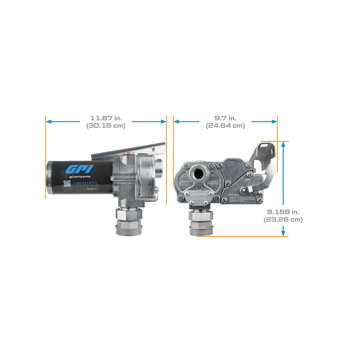 GPI 15 GPM 12V Fuel Transfer Pump