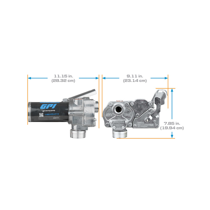 GPI 15 GPM 12V Fuel Transfer Pump