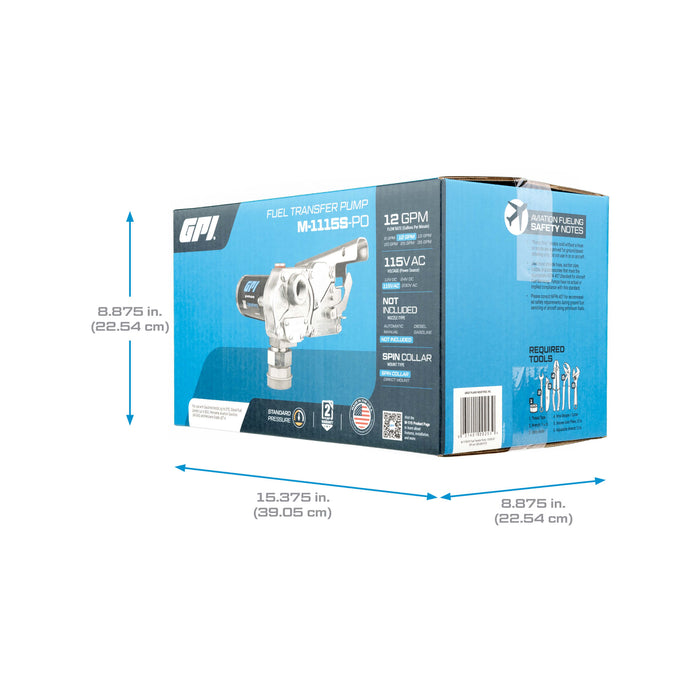 115V 12 GPM Fuel Transfer Pump
