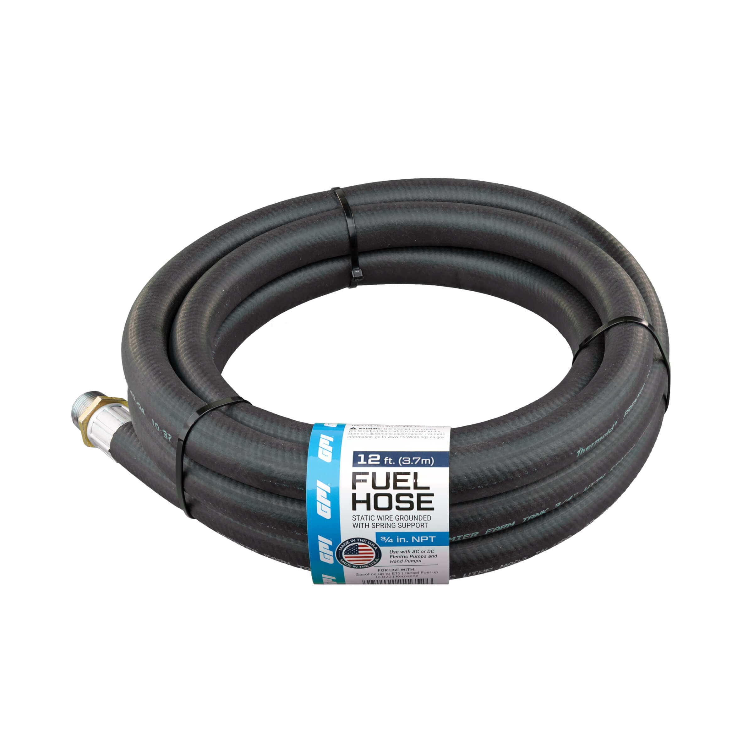 ny101/A1230-4/ 3/4-inch x 12-ft Fuel Hose with Static Wire — GREAT PLAINS