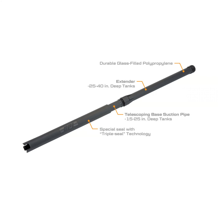 Fuel Transfer Pumps 1-Inch NPT Adjustable Composite Suction Pipe