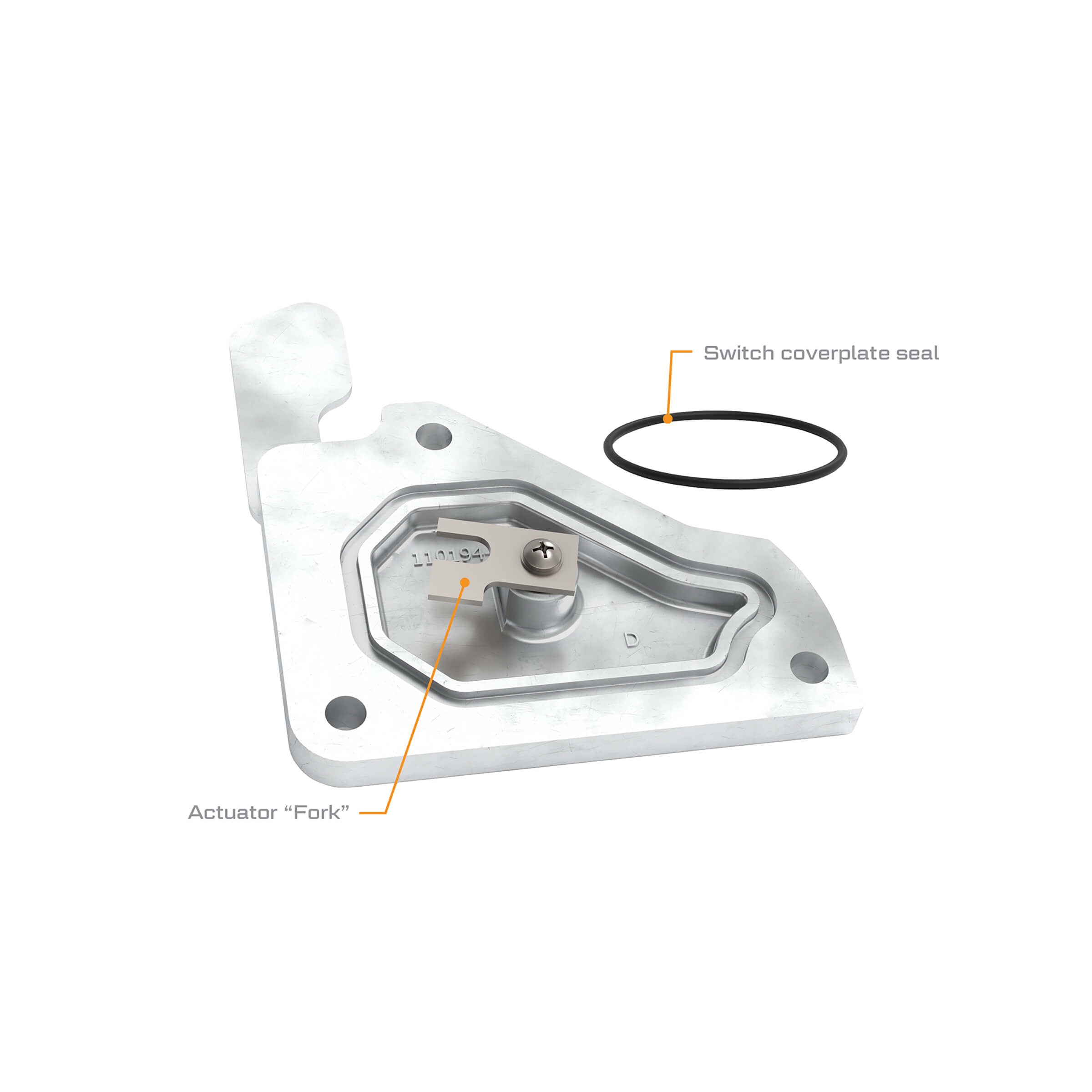 M-1115S, M-150S, M-180S & M-240S Fuel Transfer Pump Switch Cover Plate Kit