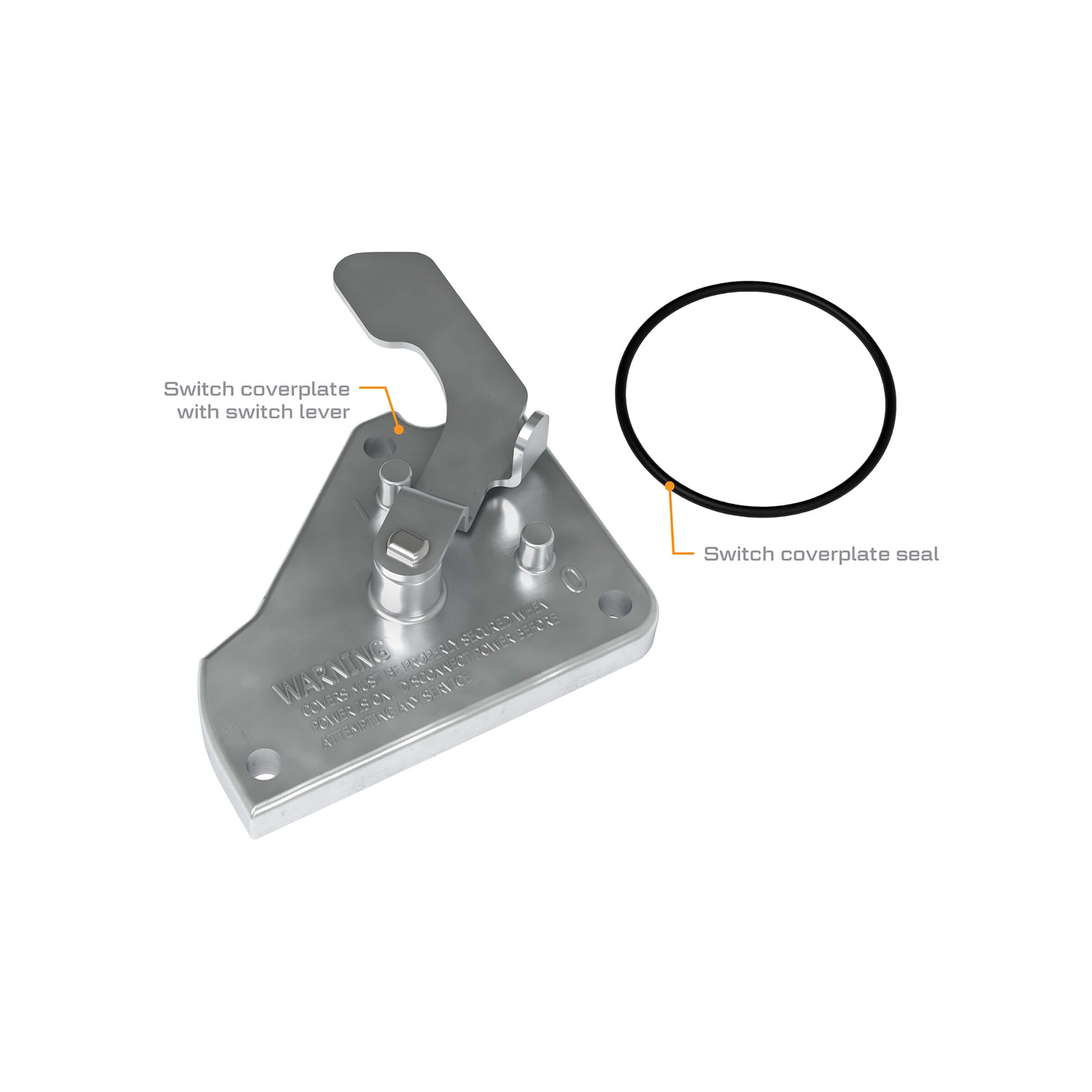 M-1115S, M-150S, M-180S & M-240S Fuel Transfer Pump Switch Cover Plate Kit