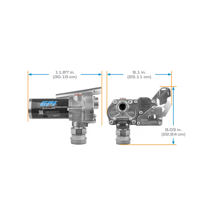 GPI 18 GPM 12V Fuel Transfer Pump