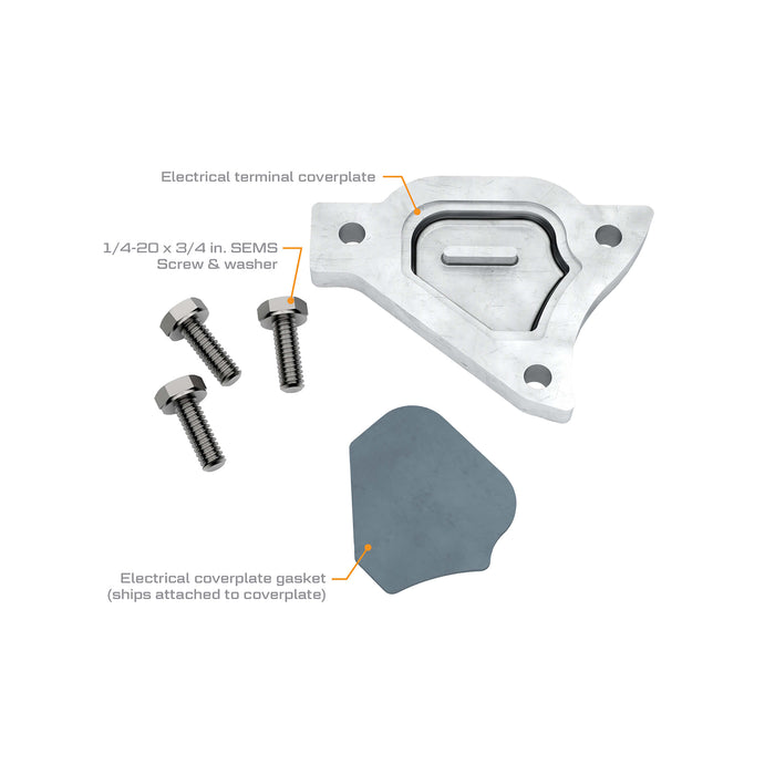 Electrical Coverplate Replacement Kit for M-Series Fuel Transfer Pumps