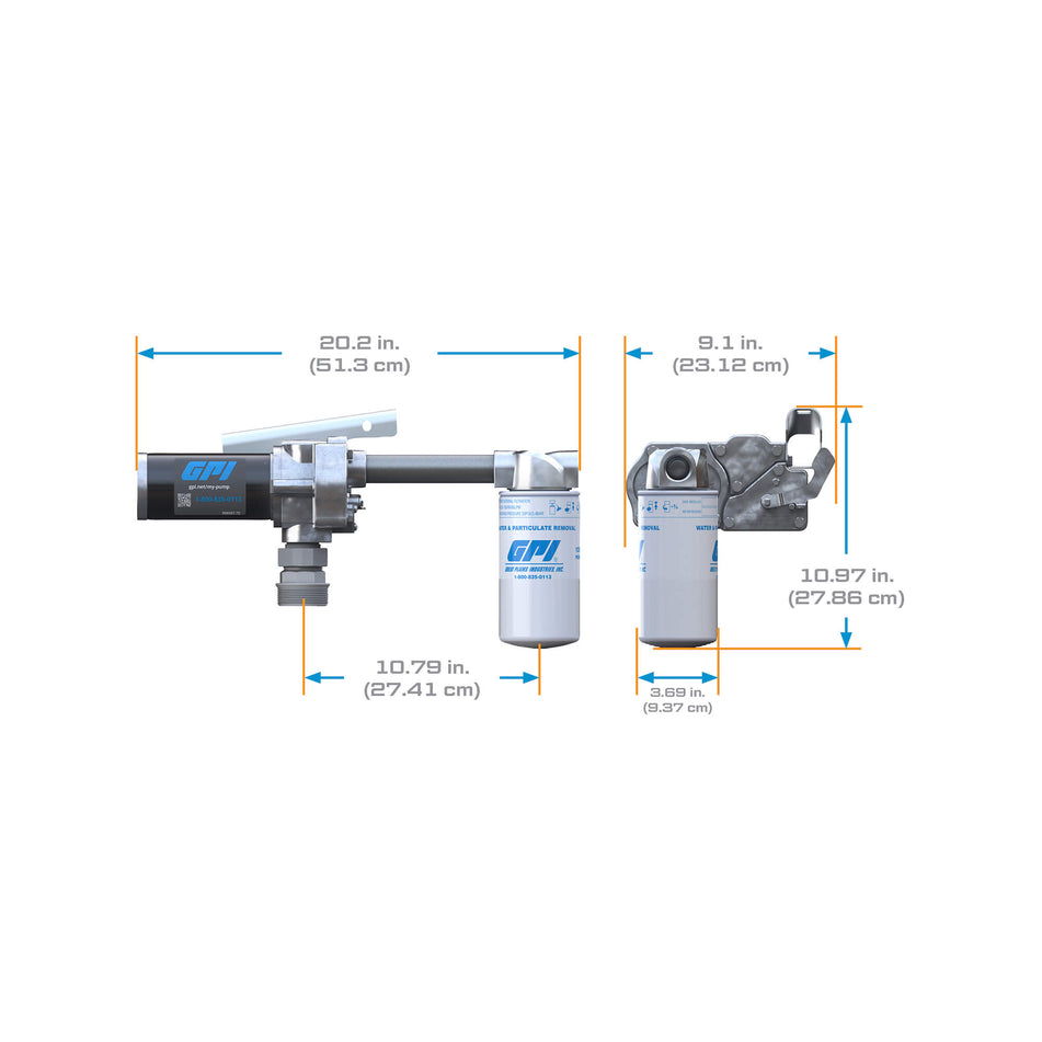 GPI 18 GPM 12V Fuel Transfer Pump — GREAT PLAINS INDUSTRIES