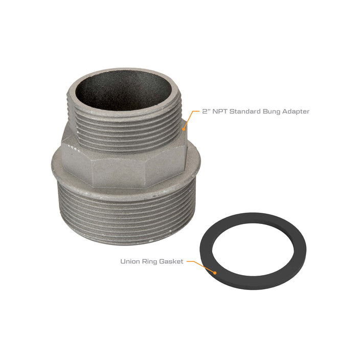 2-Inch NPT Standard Bung Adapter