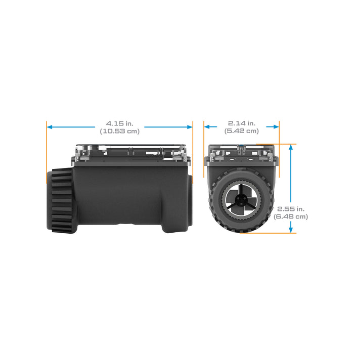 Turbine Flow Meter, Battery Powered Display, Nylon Body for DEF