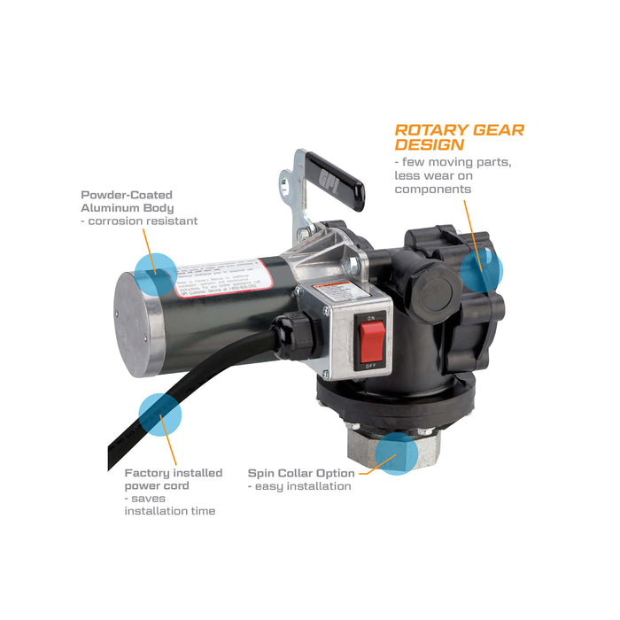 12V and 115V Chemical Transfer Pumps