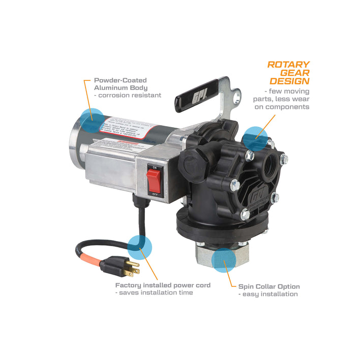 12V and 115V Chemical Transfer Pumps