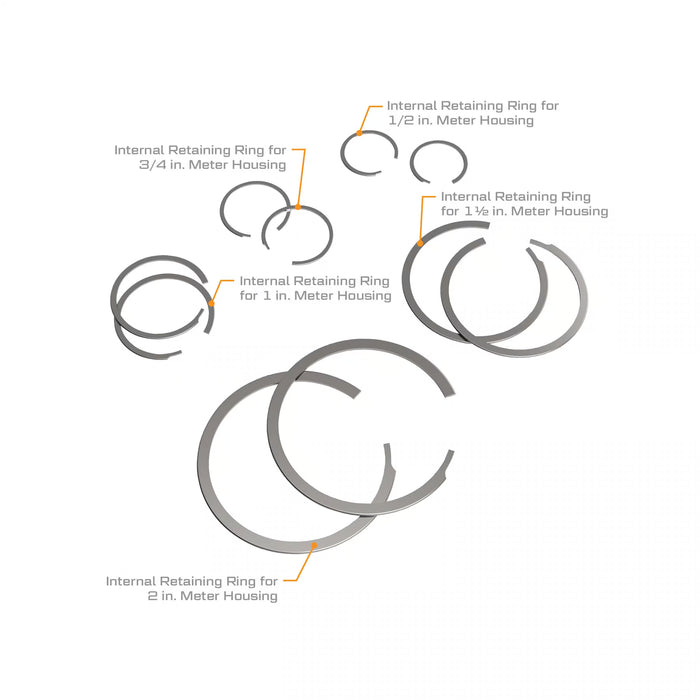 Retaining Ring Kit for G2 Series Flow Meters