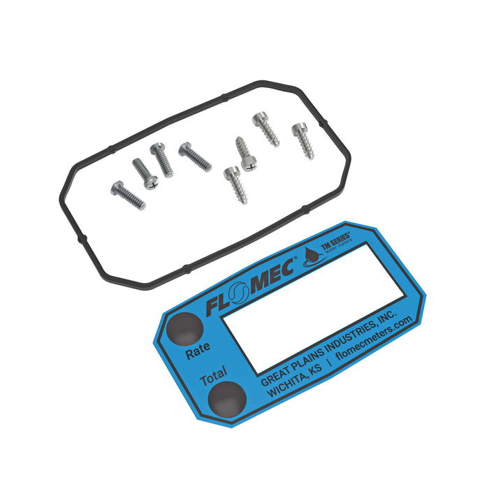 Q9 Display Decal, Seal, and Hardware Kit for TM Series Flow Meters