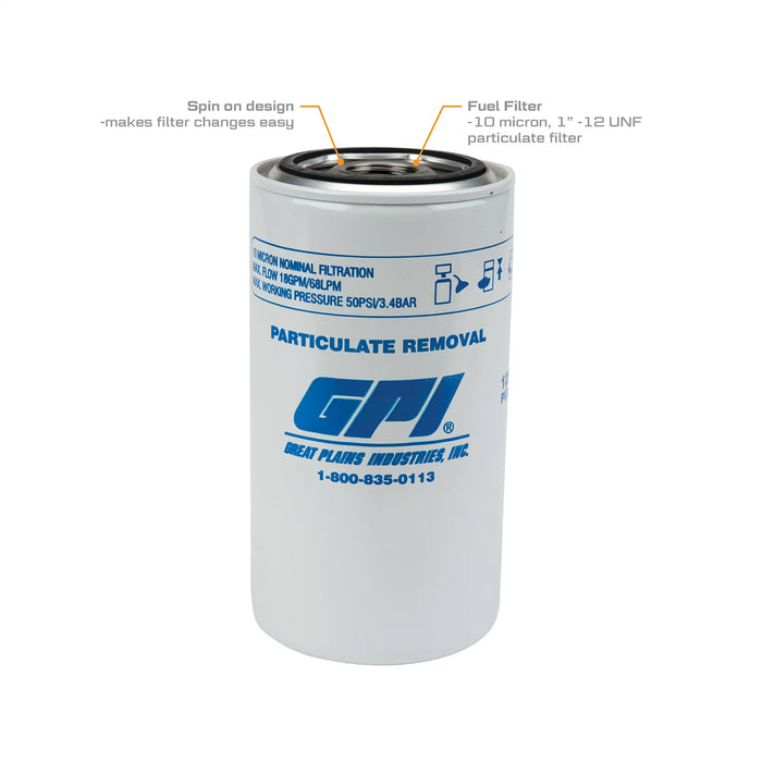Fuel Transfer Pumps 18 GPM 10 Micron Particulate Filter