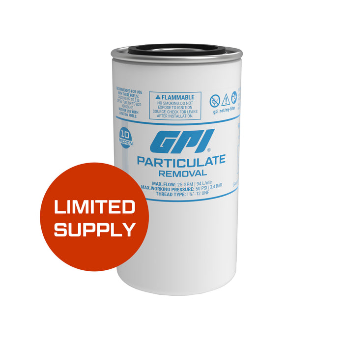 LIMITED SUPPLY  - 25 GPM, 10 Micron Particulate Filter