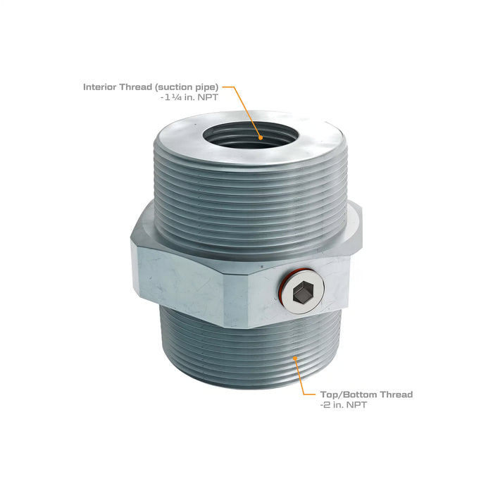 Fuel Transfer Pumps 2-Inch x 1-1/4-Inch NPT Tank Adapter
