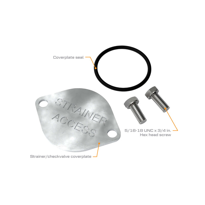 Strainer-Checkvalve Coverplate Replacement Kit for PRO20-115 and PRO35-115 Fuel Transfer Pumps