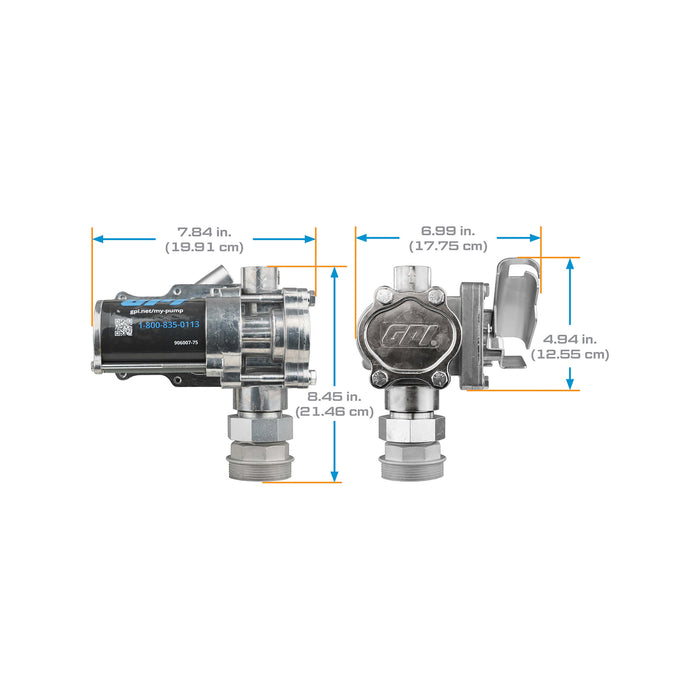 GPI 8 GPM 12V Fuel Transfer Pump