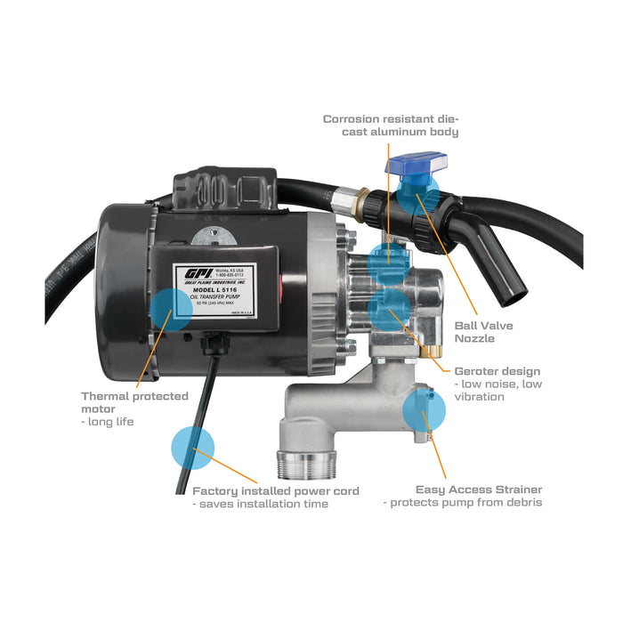 Heavy Duty Oil Transfer Pump