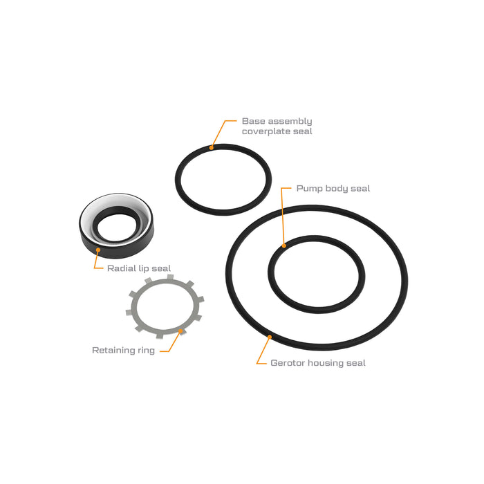 Wet Seal Kit for GPI L-Series Heavy Duty Oil Pumps