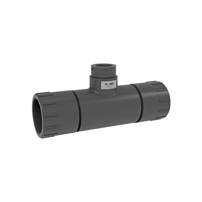 Replacement Threaded PVC Tee for FLOMEC AQUAsonic Series Flow Meters