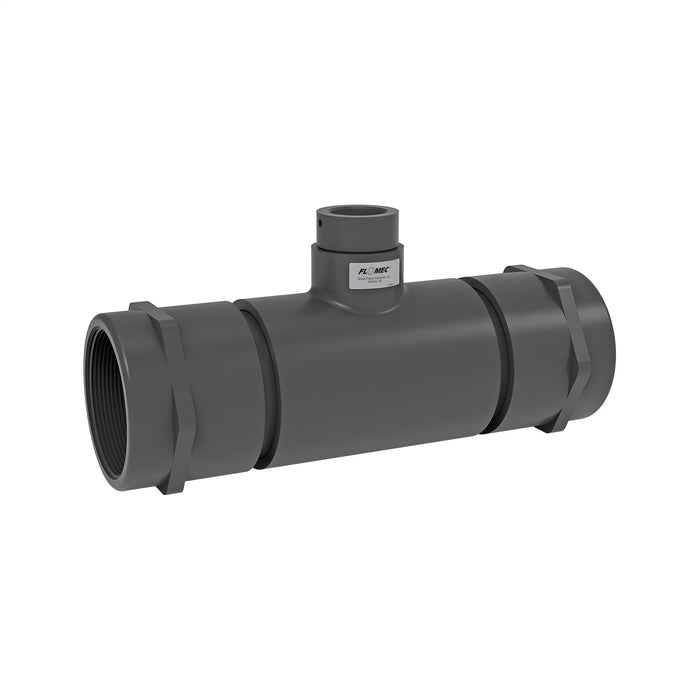 Replacement Threaded PVC Tee for FLOMEC AQUAsonic Series Flow Meters