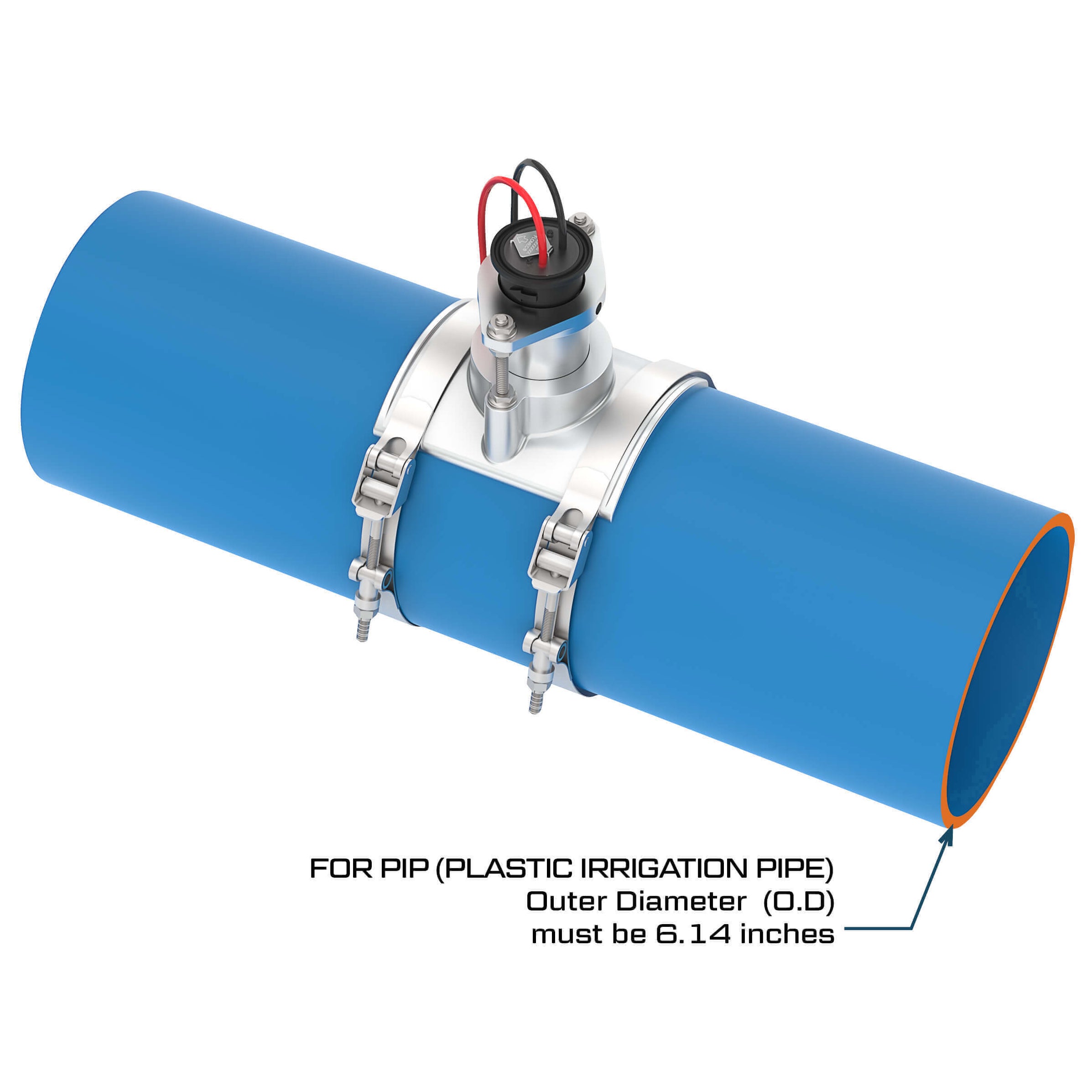 Ultrasonic Flow Sensor, PIP Pipe for Water — GREAT PLAINS INDUSTRIES