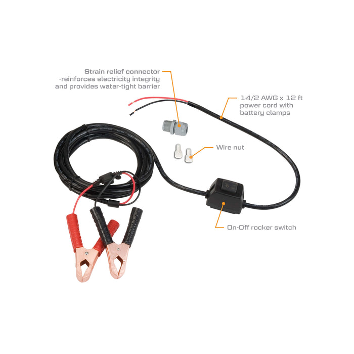 Power Cord Replacement Kit for G8P Fuel Transfer Pumps