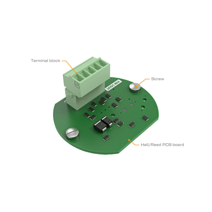 Hall-Reed PCB Kit for OM004 Series Flow Meters