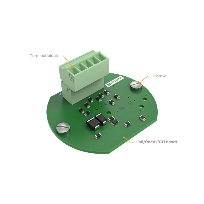 Hall-Reed PCB Kit for OM006 & OM008 Series Flow Meters