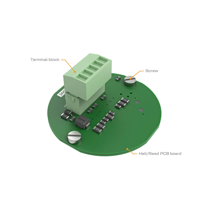 Hall-Reed PCB Kit for OM025 Series Flow Meters