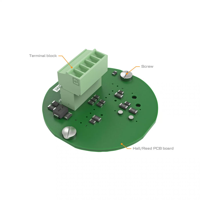 Hall-Reed PCB Kit for OM080 & OM100 Series Flow Meters