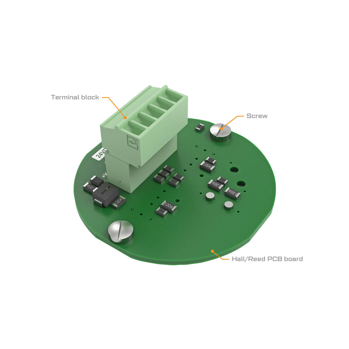 Hall-Reed PCB Kit for OM080 & OM100 Series Flow Meters