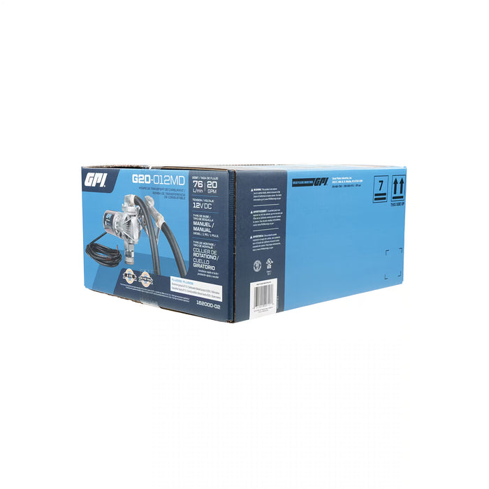 GPI 20 GPM 12V Fuel Transfer Pump