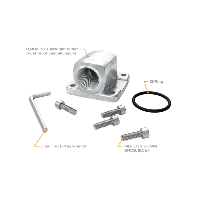 QUICK-FIT 3/4-Inch NPT Outlet Adapter Kit