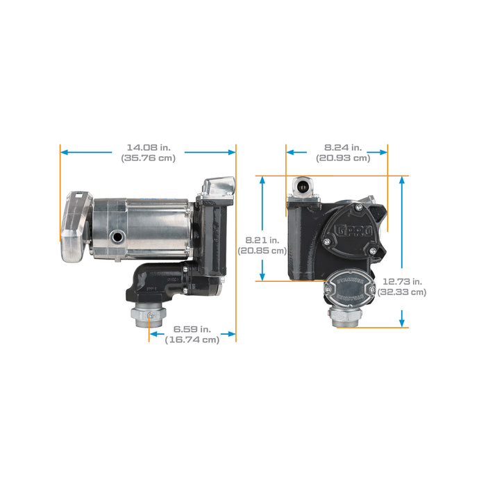 GPRO 20 GPM 115V FUEL TRANSFER PUMP - 3/4-INCH OUTLET