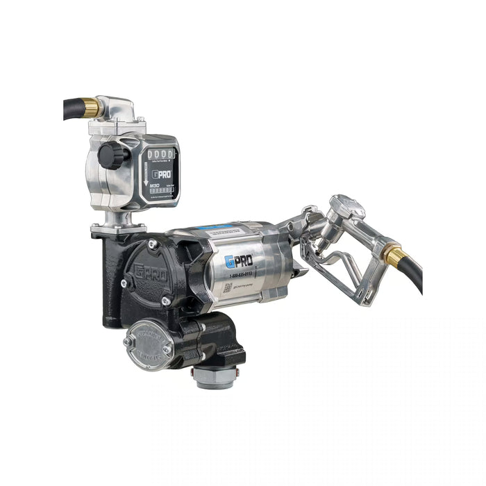 GPRO 20 GPM 115V FUEL TRANSFER PUMP WITH 5-30 GPM FUEL METER - 3/4-INCH OUTLET