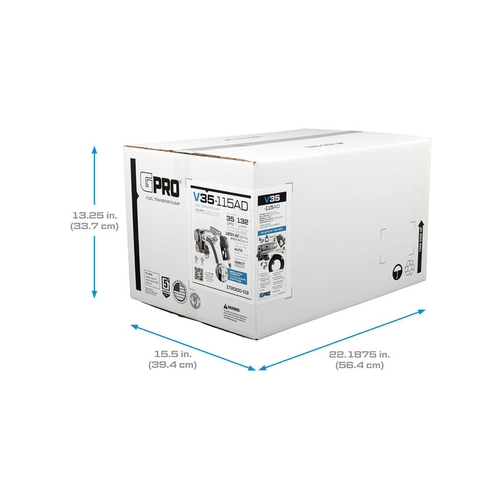 GPRO 35 GPM 120V Fuel Transfer Pump