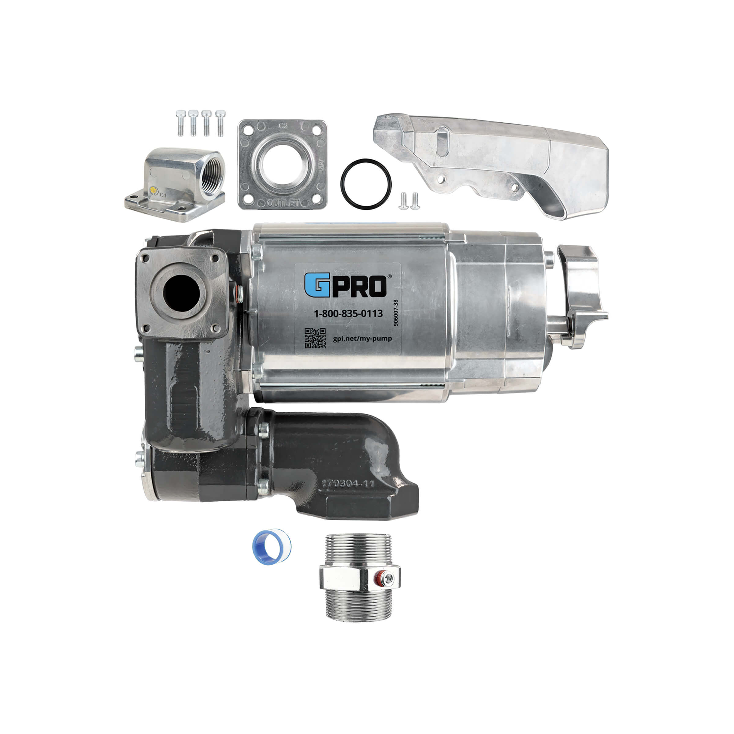 GPRO 35 GPM 120V Fuel Transfer Pump for Extreme Temperatures