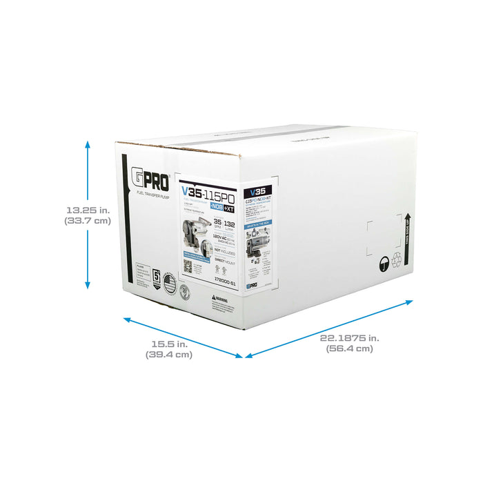GPRO 35 GPM 120V Fuel Transfer Pump for Extreme Temperatures