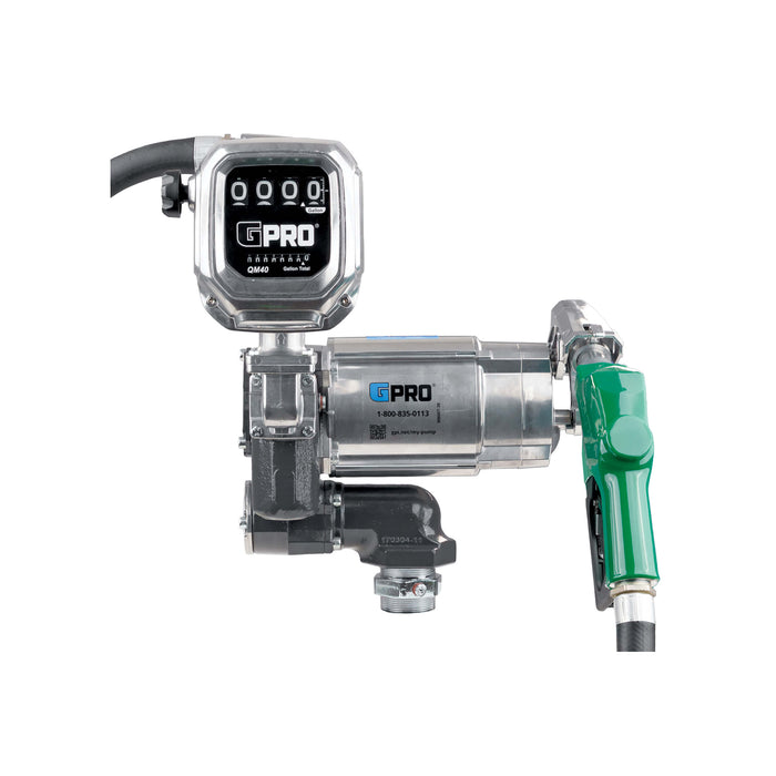 GPRO 35 GPM 120V Fuel Transfer Pump with 2-40 GPM Fuel Meter
