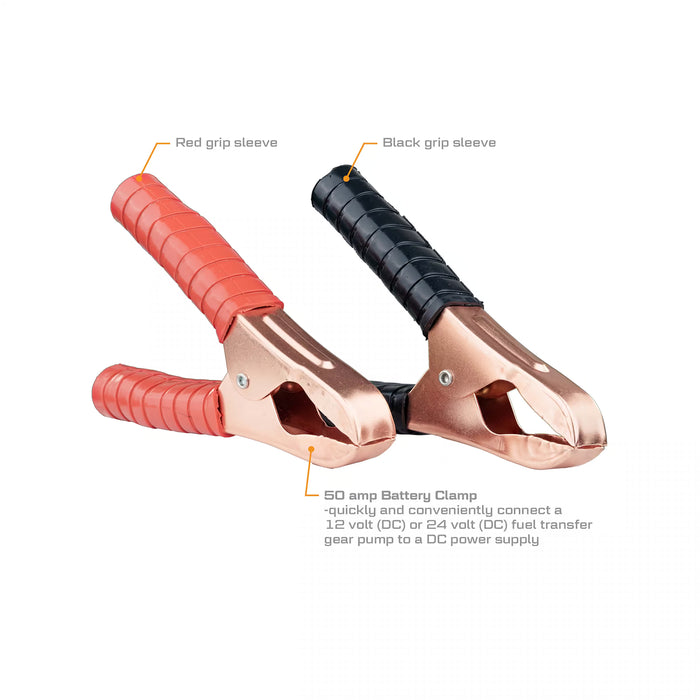 12V & 24V Fuel Transfer Pumps Battery Clamp Kit