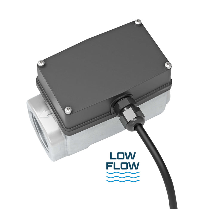 Paddlewheel Flow Meter, Low Flow, Aluminum Body for Thin Petroleum-based Fluids