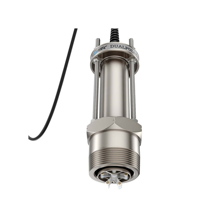 Paddlewheel Insertion Meter, Hall Effect, Stainless Steel Body for Water and Solvents