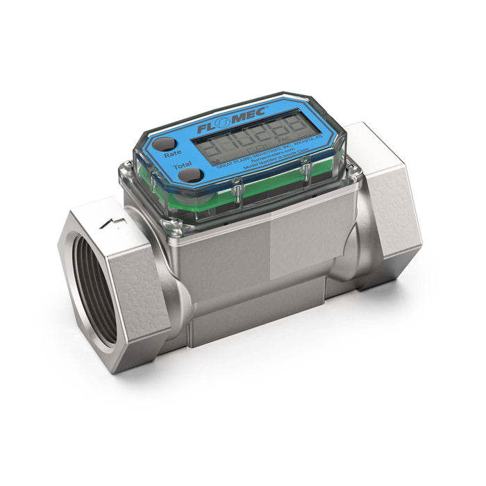G2 1-1/2-inch Aluminum Flow Meter with NPT Fittings