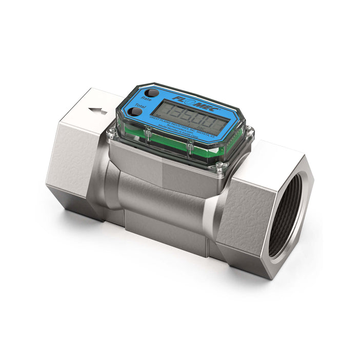 G2 2-inch Aluminum Flow Meter with NPT Fittings