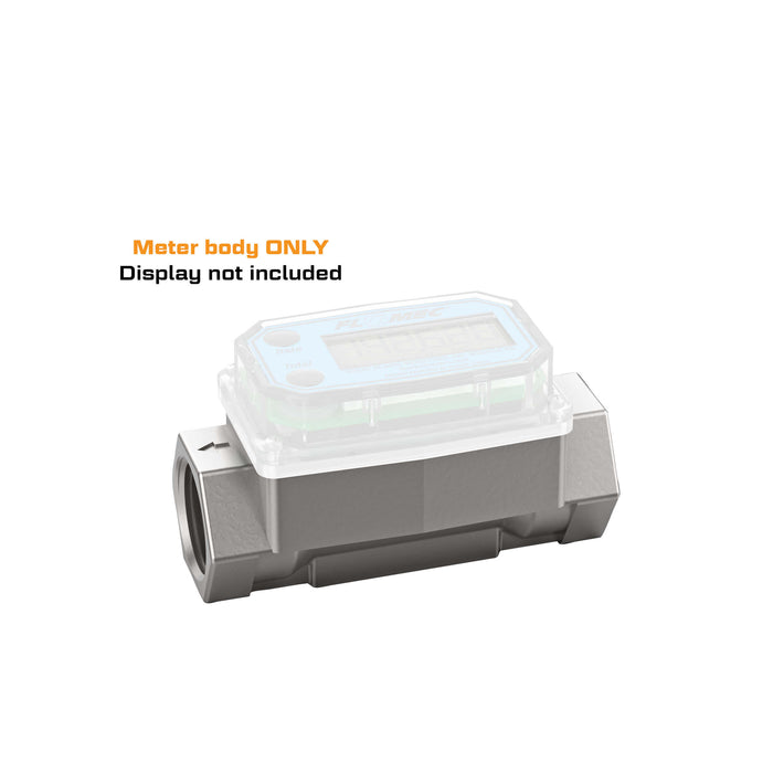 Replacement Body for 1-Inch NPT Stainless Steel G2 Flow Meter