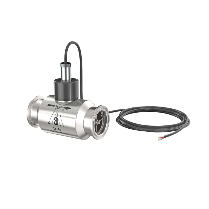 Turbine Flow Meter, 3A Food Grade, Stainless Steel Body for Food Processes